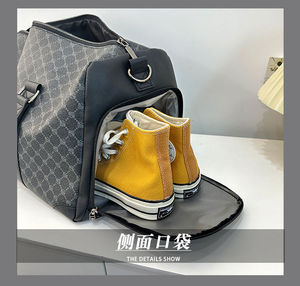 Luxury Designer Pattern Travel Duffle <b>Bag</b> Large Capacity PU Leather Weekender <b>Bag</b> <b>Overnight</b> Luggage <b>Bag</b> - Product Image 5