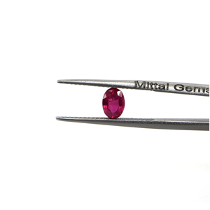 Rubis naturels de Bangkok, ovales calibrés 3x5mm, pierres précieuses facettées naturelles, prêtes à l'emploi pour la création de bijoux - Product Image 2