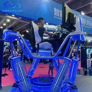 Realidad Virtual simulada 6Dof Full Motion Playseat juegos coche Vr carrera coche cabina precio conducción simulador de carreras con silla - Product Image 4