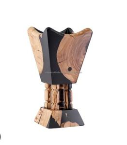 Wholesale Wood <b>Resin</b> Bakhoor Burner for Wedding Gift Incense Burner Bakhoor From India - Product Image 4