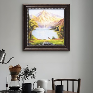 <span class=keywords><strong>Quadri</strong></span> con <span class=keywords><strong>Barche</strong></span> <span class=keywords><strong>a</strong></span> <span class=keywords><strong>Vela</strong></span> sul Mobile TV nel Soggiorno e Dipinti Decorativi in Arenaria con Spighe di Grano - Product Image 4