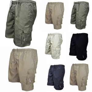 Pantalones Cortos Cargo de Verano para Hombre, con Cordón Ajustable, Cintura Elástica, Múltiples Bolsillos, Casuales, Deportivos, de Ocio, Ecológicos - Product Image 6