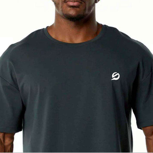 Camiseta de Compresión de Secado Rápido para Hombre, Poliéster y Elastano, Camiseta Deportiva de Manga Corta para Entrenamiento - Product Image 6