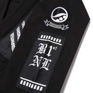 Uniformes de Jiu-Jitsu Brésilien (BJJ) avec broderie de logo personnalisée, cordons de serrage, bleu marine, 100% coton Ripstop 460g, unisexe, style pakistanais - Product Image 4
