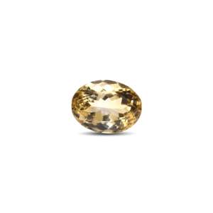Natural Sky Blue Citrine 11.2 Carat Loose Gemstone Oval Cabochon for Fine Jewelry - Product Image 1