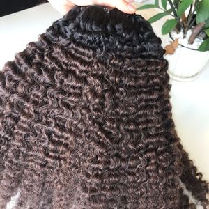 Vente en gros d'extensions de cheveux vierges vietnamiennes 100% pour cheveux humains de haute qualité bouclés birmans couleur ombrée - Product Image 2