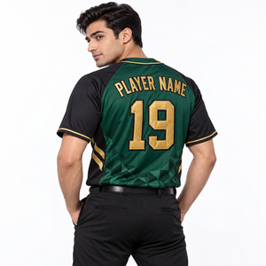 Maillot de baseball unisexe à manches courtes boutonnées, léger, respirant, en maille, séchage rapide, logo personnalisé, vente en gros pour équipes, vêtements de sport - Product Image 4