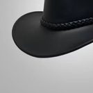 Sombrero de Vaquero de Cuero con Impresión Digital Hecho a Mano de Primera Calidad, con Cordón Ajustable, Estilo Europeo Americano, Sombrero para el Sol para Exteriores, Unisex para Adultos - Product Image 6