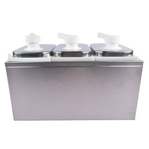 Dispenser per Bevande in Acciaio Inox da 6L con Pompa a Pressione per Condimenti - Product Image 4