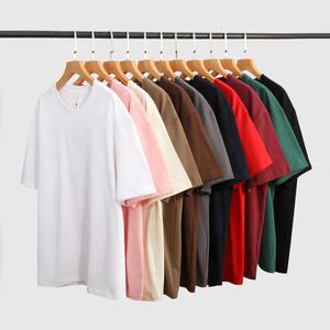 Custom Printed Heavyweight 100% Cotton Luxury T-shirt with Custom Logo Mock Neck Oversize Fit Eco-Friendly & Breathable for <b>Men</b> - Product Image 1