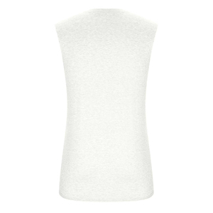 <b>White</b> Color Men's <b>Tank</b> <b>Top</b> Knitted Breathable Quick Dry Crew Neck Casual Sports Wear Eco Friendly Front Logo Singlet - Product Image 2
