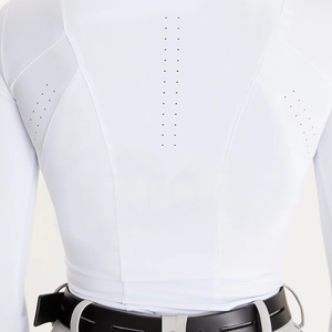 Camisetas de equitación de manga larga para mujer, capa base de equitación de color personalizado, novedad, equipo de equitación - Product Image 5