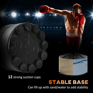 Sacco da Boxe in Acciaio con Rivestimento in Pelle per Allenamento Bambini, Supporto Incluso - Product Image 5