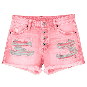 Jeans de mezclilla de cintura alta para mujer, de alta calidad, al por mayor, con bolsillos, estilo casual, pierna recta, rotos, de Bangladesh - Product Image 3