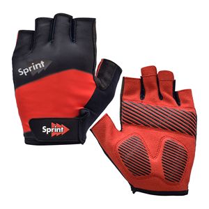Black <b>half</b> Finger Cycling Gloves Breathable Anti <b>Slip</b> Gel Palm Riding Gloves for Bicycle Outdoor Sports - Product Image 1