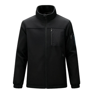 Chaqueta de Forro Polar Personalizada, Nuevo Diseño, Transpirable, Resistente al Viento, de Alta Calidad, para Invierno, con Cuello Alto y Cierre de Cremallera para Hombre - Product Image 3