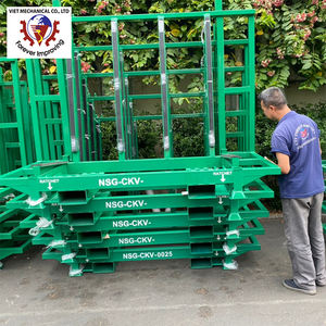 Équipement de stockage de marchandises personnalisé du Vietnam Palette empilable Métal Empilable Stillage de Viet Mécanique - Product Image 3