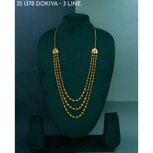 เครื่องประดับอัญมณีเลียนแบบมะฮอกกานีคุณภาพสูงสร้อยคอมาลาแฟชั่นสำหรับผู้หญิงทำจากโลหะผสมทองแดงผสมลูกปัดมาลาสไตล์คลาสสิกสำหรับงานแต่งงาน - Product Image 2