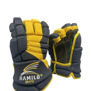 Gants de hockey sur glace à doigts entiers, best-seller, pour entraînement professionnel, nouveau design, équipement de lacrosse pour jeunes, gants de hockey sur glace pour terrain. - Product Image 6