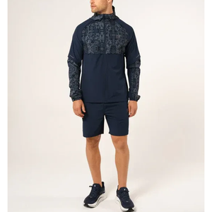 Premium Windbreaker Jacket and Shorts <b>Set</b> Quick Dry Training Outfit High Quality Supplier - Product Image 3