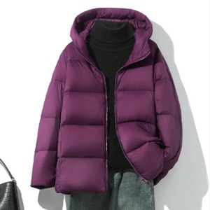 Nouvelle Doudoune Légère Femme Automne-Hiver 2026 – Simple, Tendance et Chaude avec Capuche - Product Image 5