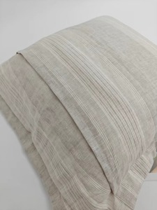 Funda de Almohada de Lino Personalizada, Simple, Natural, para Sofá, Sala de Estar - Product Image 3
