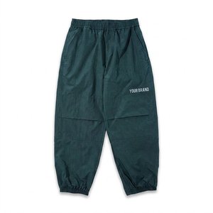 Nuevo Conjunto de Ropa Deportiva para Hombre con Logotipo Personalizado, Chaqueta Cortavientos y Pantalones de Nailon, Estilo Urbano, Informal y Moderno - Product Image 4