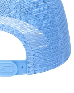 Casquette de camionneur bleu ciel personnalisée, dos en maille, fermeture snapback réglable, respirante, en polyester, avec devant en mousse, logo personnalisé, casquette de baseball vierge - Product Image 5