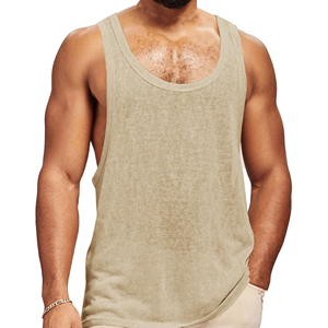Camiseta Deportiva sin Mangas para Hombre, Transpirable, para Gimnasio, Personalizable, Ropa Deportiva Activa, Fabricante OEM ODM, Venta al Por Mayor - Product Image 2