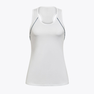 Low MOQ Best OEM Service Custom Logo and Style Women Tennis Shirt Sleeveless Breathable Comfortable Quick Dry Tennis Shirt - Product Image 6
