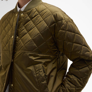 Blouson bomber matelassé imprimé à fermeture éclair de haute qualité pour femme, collection hiver, personnalisable, respirant, imperméable, écologique - Product Image 5