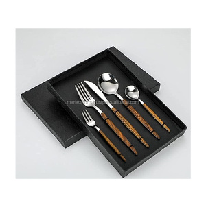 Juego de Cubiertos Contemporáneo de Acero Inoxidable con Pulido Espejo para Hogar, Hotel y Bodas - Cucharas, Tenedores y Cuchillos Premium - Product Image 3