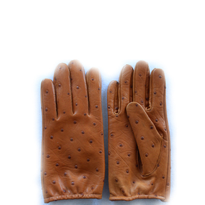 Gants en cuir longs jusqu'au poignet, respirants, non doublés, style uni, pour l'hiver, l'extérieur et l'usage quotidien - Product Image 5