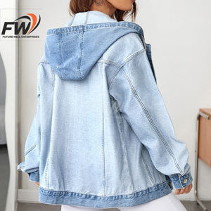 Chaqueta Vaquera para Mujer, Diseño OEM de Última Moda, Impresión Personalizada, Talla Única, Calidad Superior, Precio Económico, Nuevo Estilo - Product Image 2