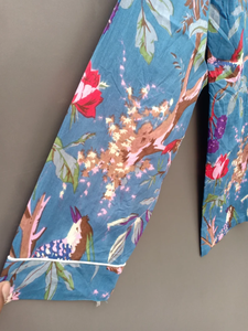 Conjunto de Pijama Coordinado con Estampado Animal para Mujer de Naaz Textile, Camisones Tejidos Casuales de Verano, Suaves y Transpirables de Algodón hasta la Rodilla - Product Image 5