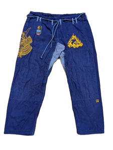 Para Lotes # Uniforme de Jiu Jitsu Azul Marino 33 7th Son VI GI, 450 Gsm, Tejido de Algodón Perlado, Traje Profesional de Jiu Jitsu - Product Image 3