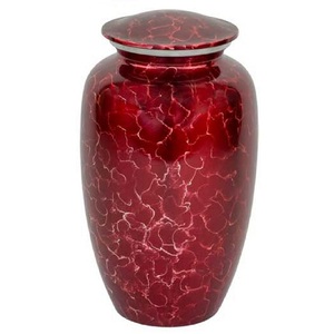 Urnas de cremación para adultos de aluminio clásico de alta calidad con adhesivo, urnas funerarias metálicas con acabado para cenizas humanas - Product Image 3
