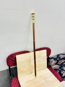 Bastón de Madera Multifuncional con Diseño Victoriano y Mango Redondo de Latón Antiguo para el Día de San Valentín, Acción de Gracias y Graduación - Product Image 5
