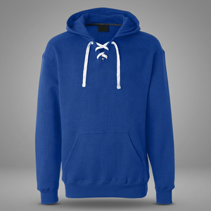Sudadera con Capucha Azul Rey para Hombre de INDEX APPAREL, Manga Larga, Cierre con Cordón, Corte Regular, para Adultos, Todas las Temporadas, Color Sólido, Estilo Deportivo - Product Image 2