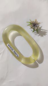 Cadena de eslabones grandes de resina acrílica, cadena de madera, cadena de resina gruesa con efecto mármol, asa de resina para bolso, colgador para bolso, accesorios para bolso tote, arte de pared - Product Image 5