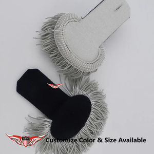 KEW - Epaulettes Antiguos Napoleónicos de Lujo, Ecológicos, Bordados a Mano, Vintage, Elegantes, Accesorios Ceremoniales Personalizables - Product Image 1