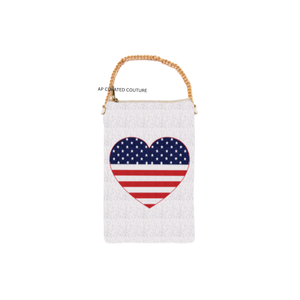 4th of july maga beaded hand customized handmade mobile purses multipurpose amazing quality club <b>bag</b> and mobile <b>bags</b> - Product Image 2