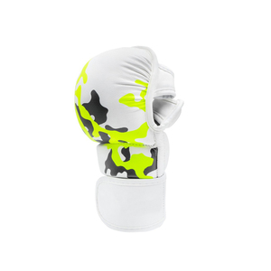 Customised Logo New Martial Arts Leather Boxing <b>Gloves</b> for Training 8oz Muay Thai MMA Kick Sparring <b>Gloves</b> <b>Moisture</b> Wicking Hook - Product Image 3