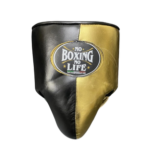 Protectores Inguinales Personalizables de Alta Calidad, Sin Boxeo No Hay Vida, Cuero Vacuno de Primera Calidad, Acolchado Grueso de 4 Capas, Absorbe la Humedad - Product Image 1