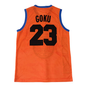 เสื้อบาสเก็ตบอลผู้ชายไซส์ใหญ่พิเศษ พิมพ์ลายการ์ตูนแบบซับลิเมชั่น ผ้าสแปนเด็กซ์/ไนลอน ระบายอากาศได้ดี รับผลิตตามสั่งพร้อมปักโลโก้ ขายส่งจากโรงงาน - Product Image 4