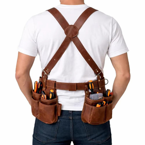 Sacs à outils en cuir de différents styles pour vêtements de travail, personnalisez vos propres sacs à outils en cuir à faible MOQ, fabriqués au Pakistan - Product Image 6