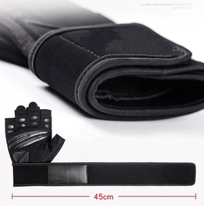 Guantes Deportivos de Medio Dedo, Transpirables, de Neopreno, con Correa Ajustable para la Muñeca, Antideslizantes, para Gimnasio, Ciclismo, Levantamiento de Pesas, Entrenamiento, Unisex - Product Image 5