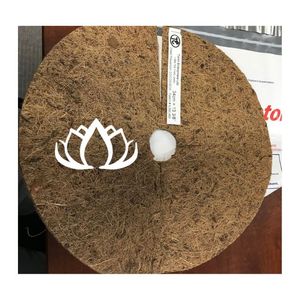 TENDANCES ACTUELLES Disque de fibre de coco 2026 pour la protection des racines et l'accumulation d'humidité, idéal pour le démarrage des semis et l'entretien du sol - Product Image 1