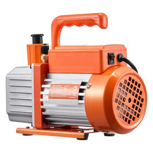 Pompa per vuoto HVAC a palette rotative monostadio 3.5 CFM con kit manometri AC per pompa refrigerante A/C - Product Image 2