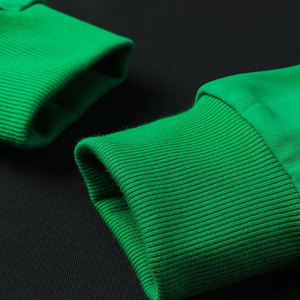 Sudadera Deportiva Casual de Invierno, Felpa de Algodón/Spandex, Color Sólido, Manga Larga, Ligeramente Elástica, con Capucha y Cordón Ajustable, Talla Grande, FORTLEO - Product Image 4